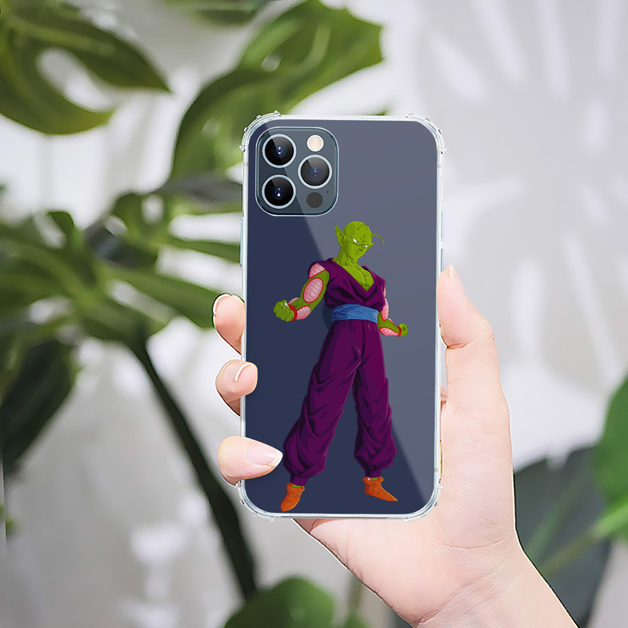 （画像用） ドラゴンボール ピッコロ DRAGON BALL Piccolo 【iPhone 12シリーズ対応】透明スマホケース（クリアソフトケース）
